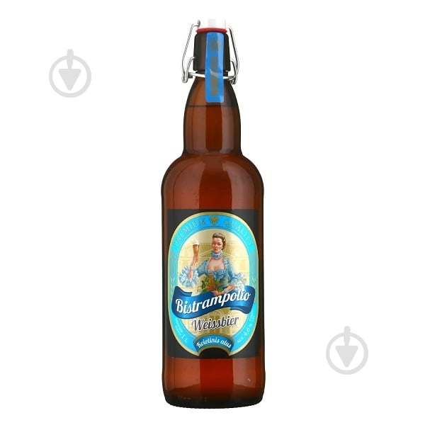 Пиво Bistrampolio "Weissbier" пшеничное 1 л - фото 1