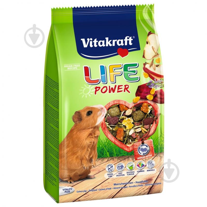 Корм Vitakraft Life power с яблоком 600 г 25109 - фото 1