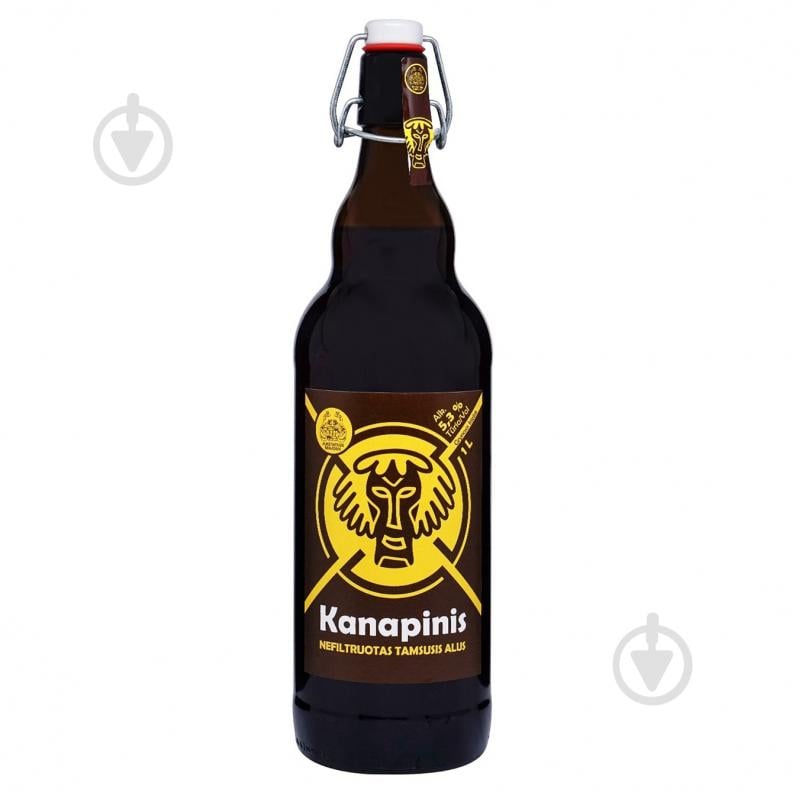 Пиво Kanapinis Tamsusis Alus 1 л - фото 1 Пиво Kanapinis Tamsusis Alus 1 л - фото 1
