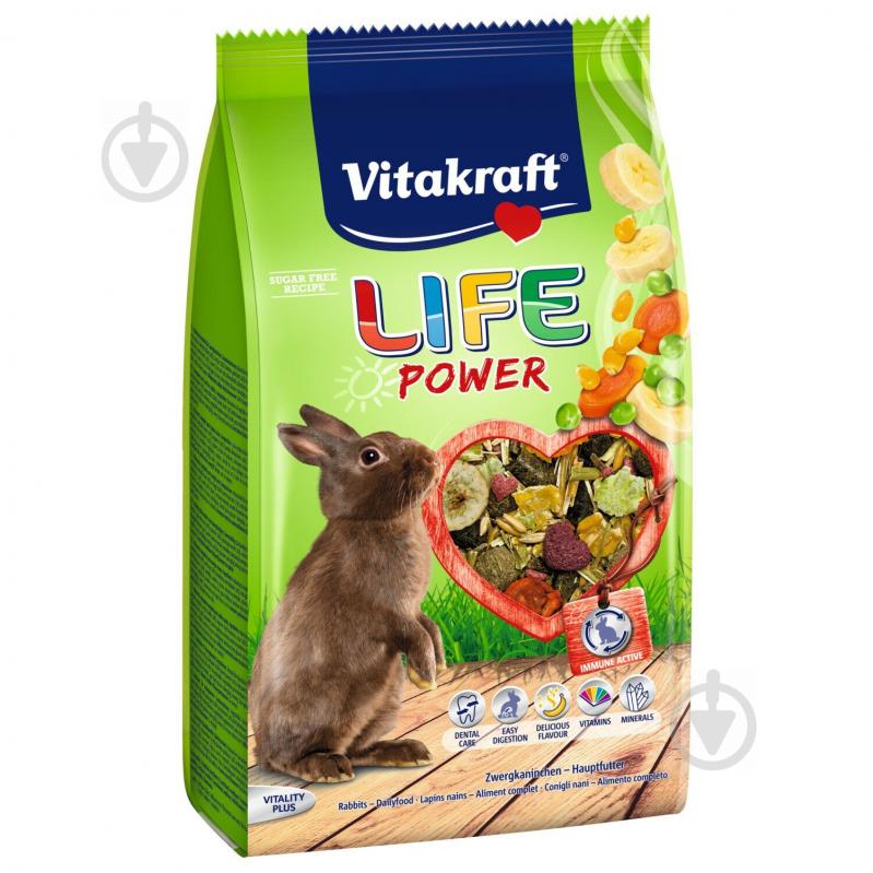 Корм Vitakraft Life power з бананом 600 г 25119 - фото 1