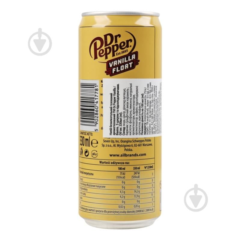 Безалкогольный напиток Dr. Pepper Vanilla 0,33 л - фото 5 Безалкогольный напиток Dr. Pepper Vanilla 0,33 л - фото 5