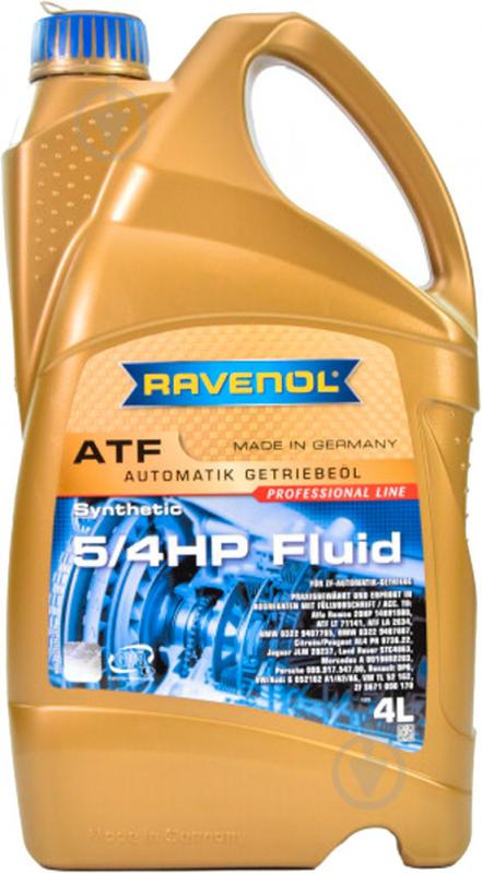 Мастило трансмісійне RAVENOL 5/4 HP FLUID ATF 4 л (RAV ATF 5/4 HP FLUID 4L) - фото 1