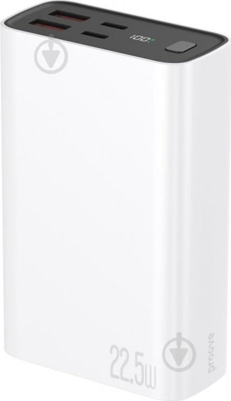 Повербанк Proove Hyper Flux Plus 22.5W 20000 mAh white (PBF222120002) - фото 1 Повербанк Proove Hyper Flux Plus 22.5W 20000 mAh white (PBF222120002) - фото 1