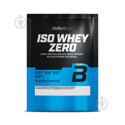 Протеин BioTechUSA IsoWhey Zero Lactose Free ваниль 0,025 кг - фото 1