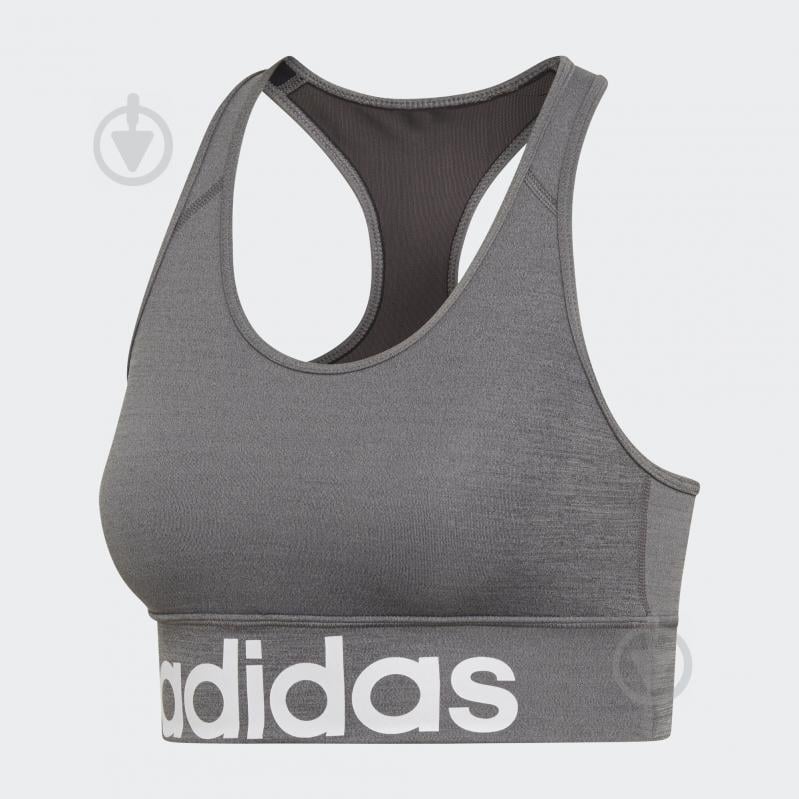 Бра Adidas D2M LOGO BT DY4071 р.XS черный - фото 1