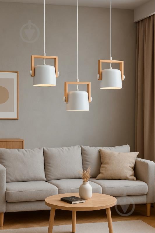 Люстра підвісна LIGHT SET KONVALIA RL 160 1xE27 білий - фото 2