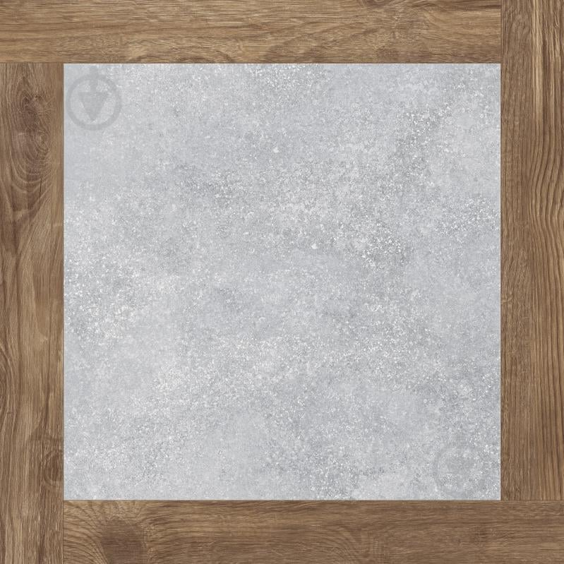 Плитка Golden Tile Concrete Wood grey G92510 60,7х60,7 см - фото 1