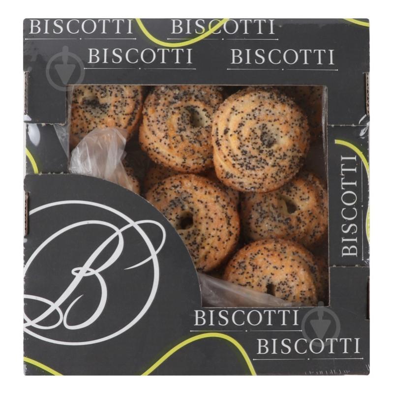 Печиво Biscotti Маргаритка з маком 280 г - фото 1