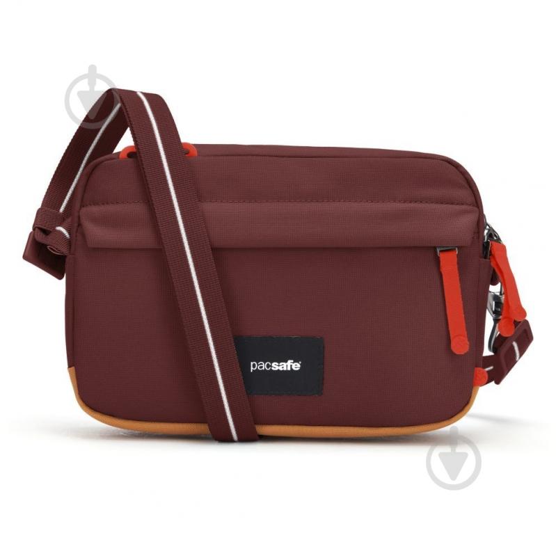 Сумка Pacsafe GO crossbody 35105345 бордовый - фото 1 Сумка Pacsafe GO crossbody 35105345 бордовый - фото 1