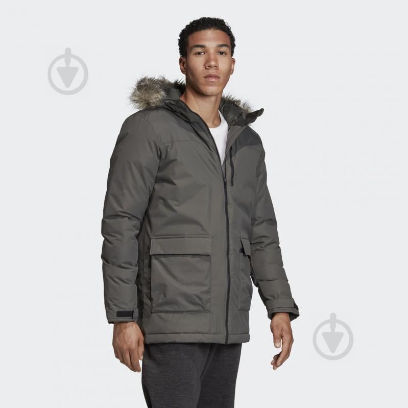 Куртка-парка Adidas XPLORIC Parka DZ1432 р.S зеленая - фото 4