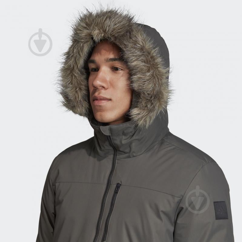 Куртка-парка Adidas XPLORIC Parka DZ1432 р.S зеленая - фото 7