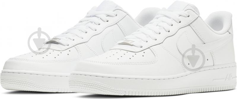 Кроссовки мужские демисезонные Nike AIR FORCE 1 '07 CW2288-111 р.41 белые - фото 4