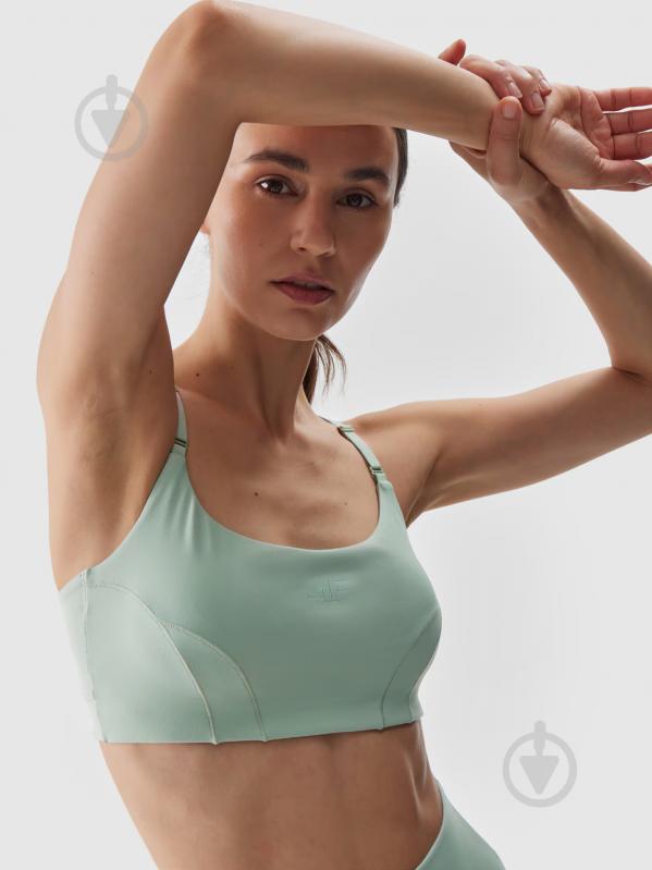 Топ 4F SPORT BRA F143 4FWAW24USBAF143-47S р.XS зелений - фото 3