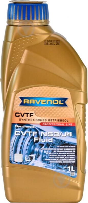 Масло трансмиссионное RAVENOL CVTF NS3/J4 CVT 1 л (RAV ATF CVTF NS3/J4 1L) - фото 1