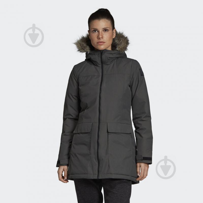 Куртка-парка Adidas W XPLORIC Parka DZ1498 р.XS зеленая - фото 3