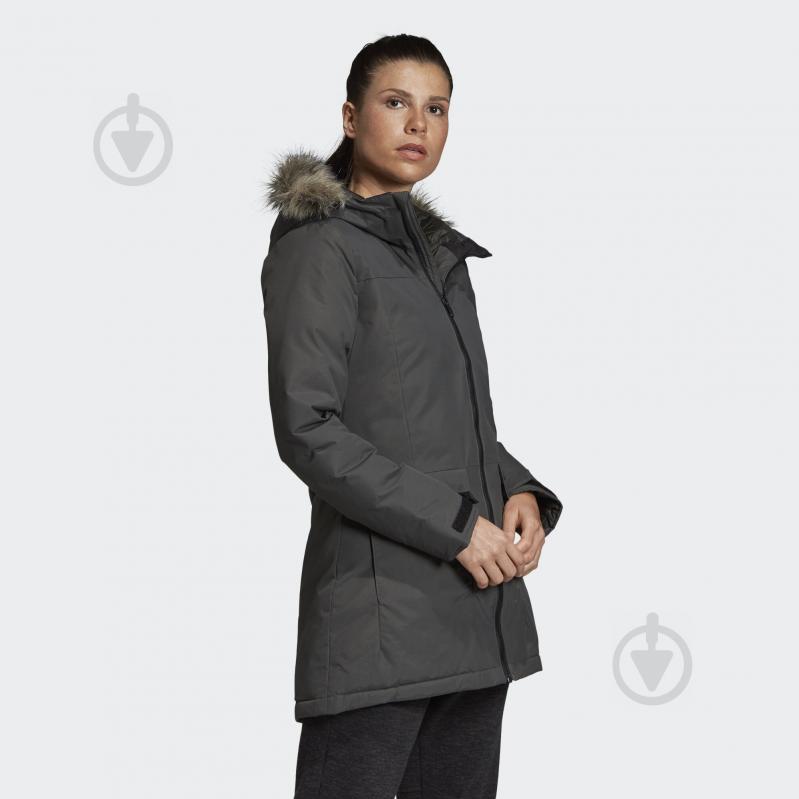 Куртка-парка Adidas W XPLORIC Parka DZ1498 р.XS зеленая - фото 4