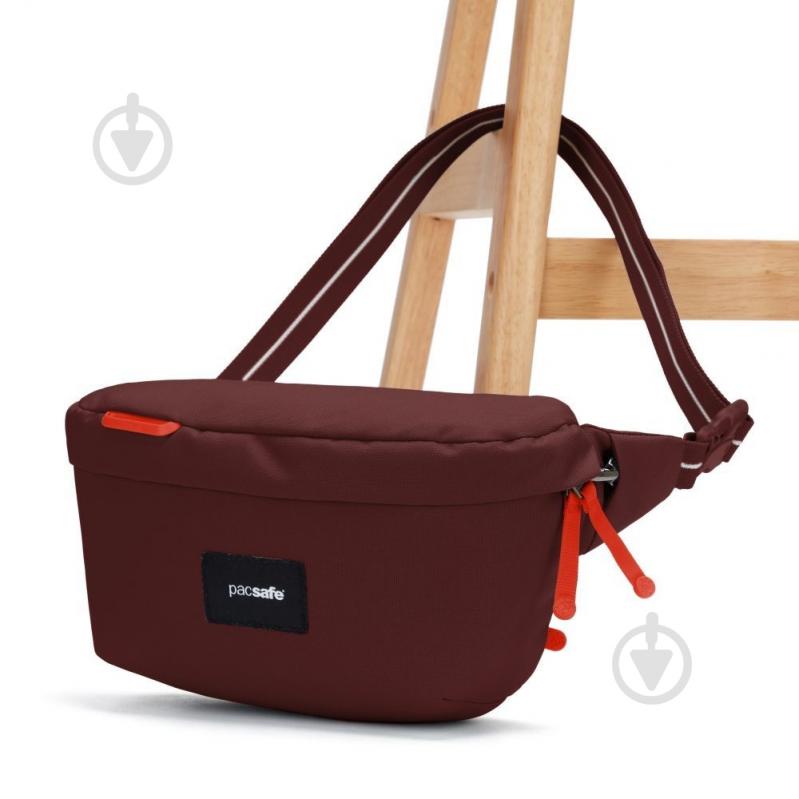 Сумка Pacsafe GO sling pack 35100345 бордовый - фото 5