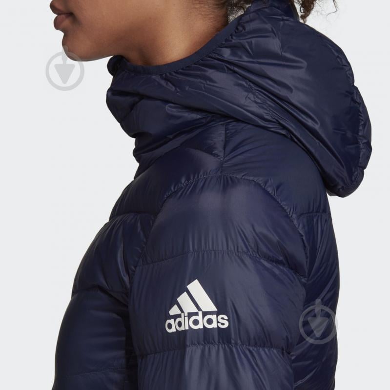 Пуховик жіночий Adidas W CW NUVIC JKT DZ1500 р.S темно-синій - фото 7