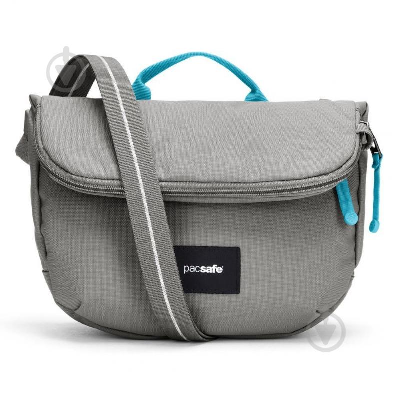 Сумка Pacsafe GO Saddle Crossbody 35140146 сірий - фото 1