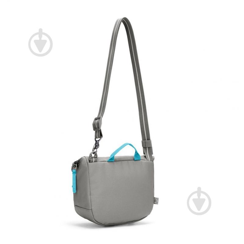 Сумка Pacsafe GO Saddle Crossbody 35140146 сірий - фото 3