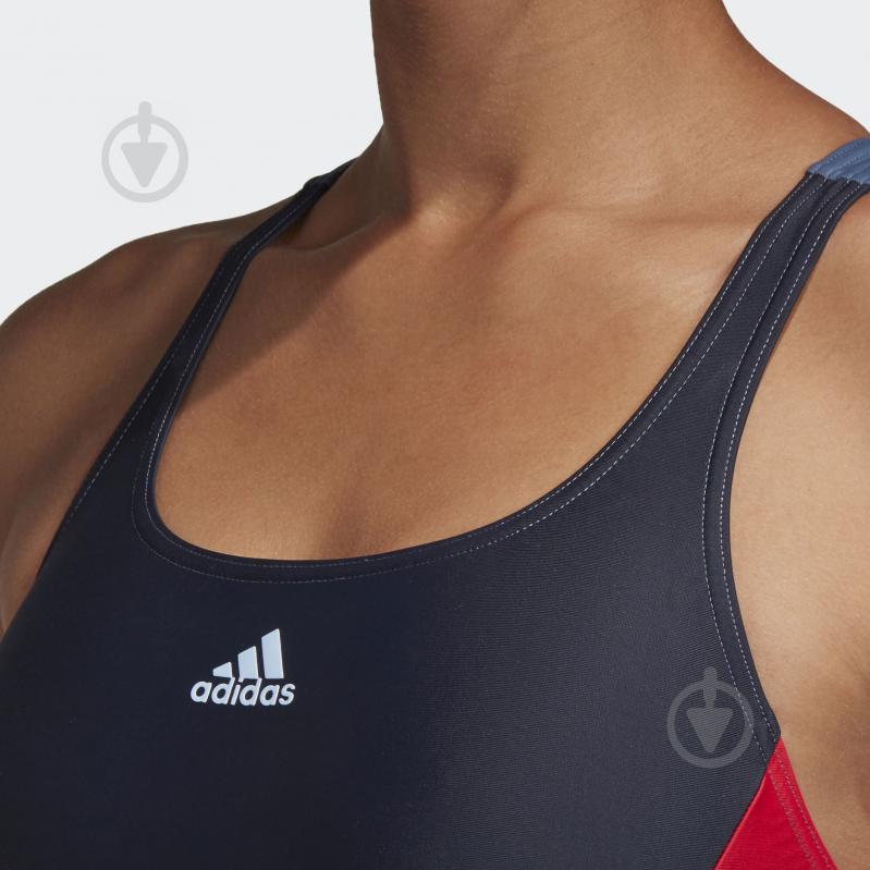 Купальник Adidas FIT 1PC CB DZ1838 р.46 темно-синий - фото 3