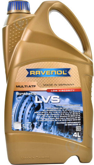 Масло трансмиссионное RAVENOL MULTI LVS FL ATF 4 л (RAV MULTI ATF LVS FL 4L) - фото 1