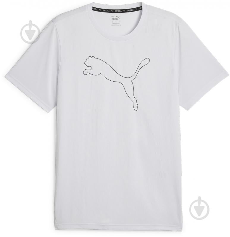 Футболка Puma PERFORMANCE CAT TEE M SILVER MIST 52031542 р.XL серый - фото 1