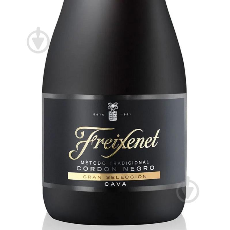Вино игристое FREIXENET Cordon Negro Cava белое брют 0,2 л - фото 2