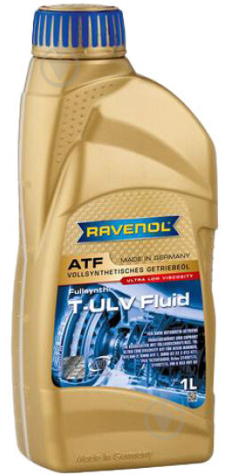 Мастило трансмісійне RAVENOL T-ULV FLUID ATF 1 л (RAV ATF T-ULV FLUID 1L) - фото 1