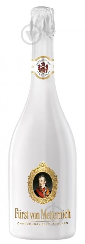 Вино игристое Furst von Metternich Shardonnay белое сухое 0,75 л - фото 1 Вино игристое Furst von Metternich Shardonnay белое сухое 0,75 л - фото 1