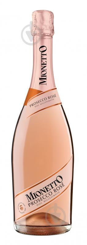 Вино игристое Mionetto Prosecco Rose D.O.C Millesimato розовое экстрасухое 0,75 л - фото 1 Вино игристое Mionetto Prosecco Rose D.O.C Millesimato розовое экстрасухое 0,75 л - фото 1
