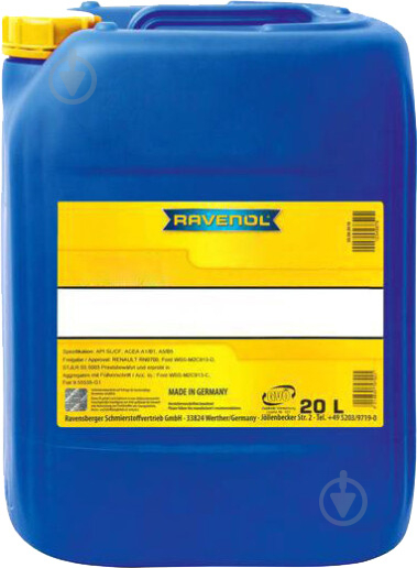 Мастило трансмісійне RAVENOL MERCON LV ATF 20 л (RAV ATF MERCON LV 20L) - фото 1