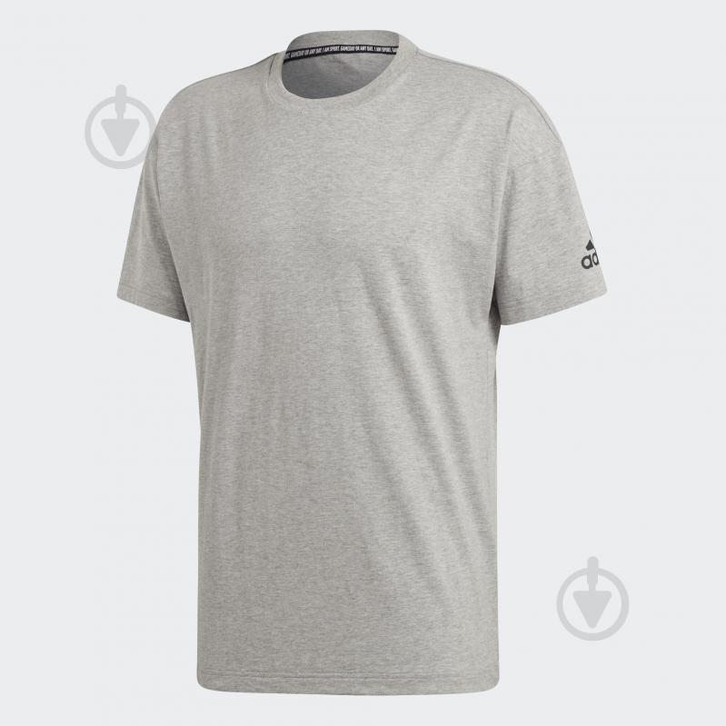 Футболка Adidas MH PLAIN Tee EB5268 р.XL серый - фото 1