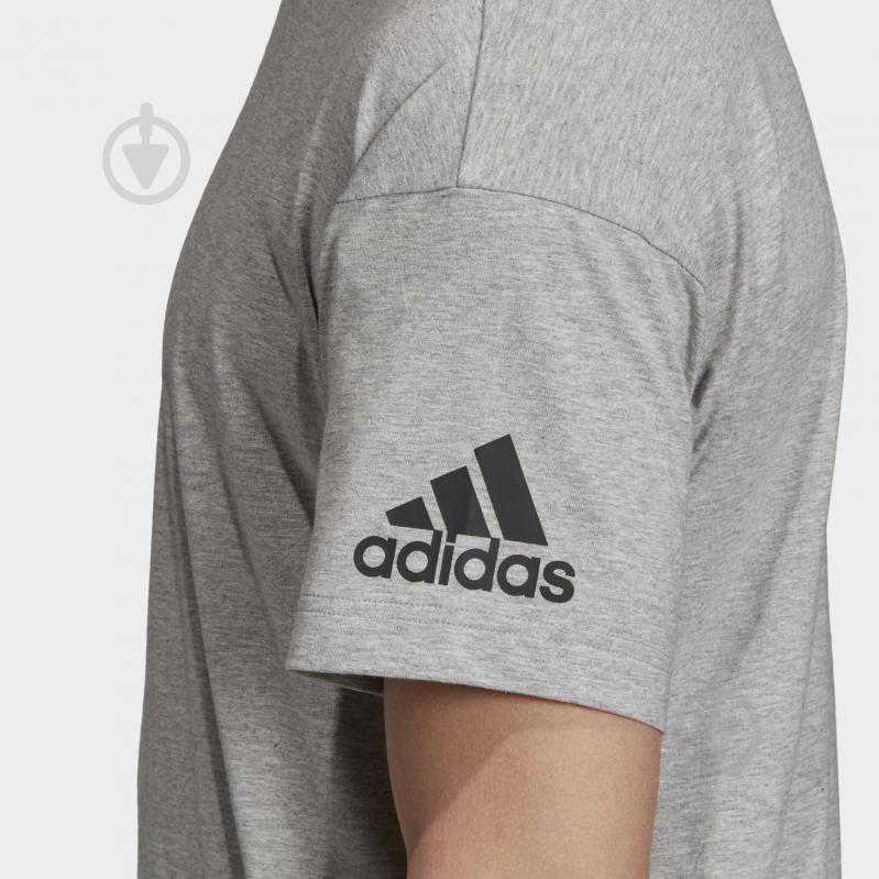 Футболка Adidas MH PLAIN Tee EB5268 р.XL серый - фото 7