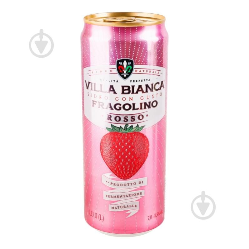 Сидр Villa Bianca Rosso Fragolino Villa Bianca з/б 7-8.5% 0,33 л - фото 6