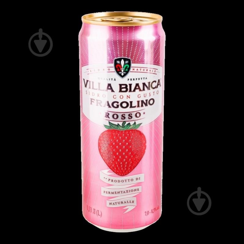Сидр Villa Bianca Rosso Fragolino Villa Bianca з/б 7-8.5% 0,33 л - фото 7