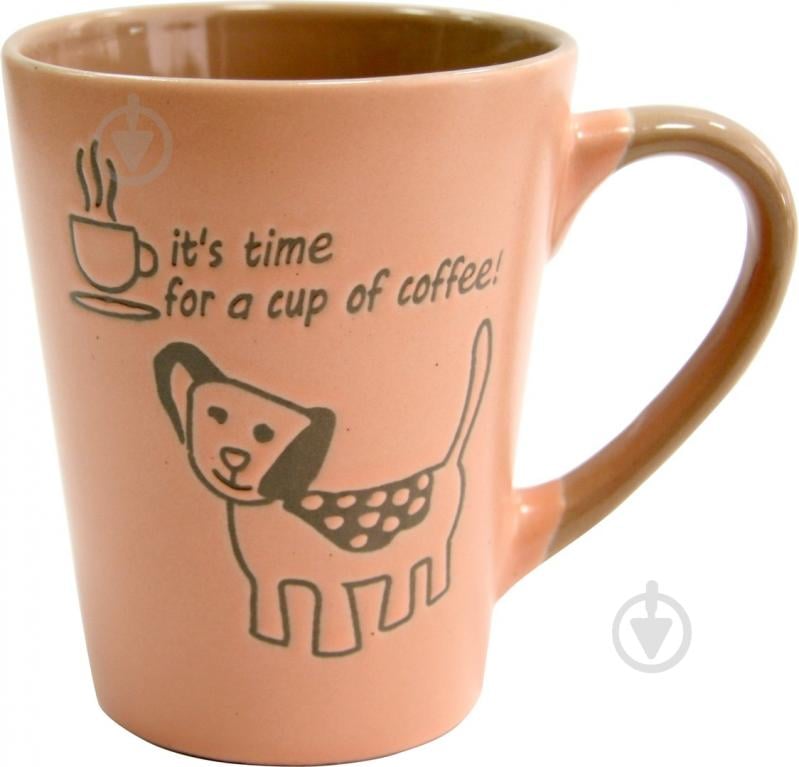 Чашка Milika Coffee Dog Pink 320 мл M0420-38022D - фото 1 Чашка Milika Coffee Dog Pink 320 мл M0420-38022D - фото 1