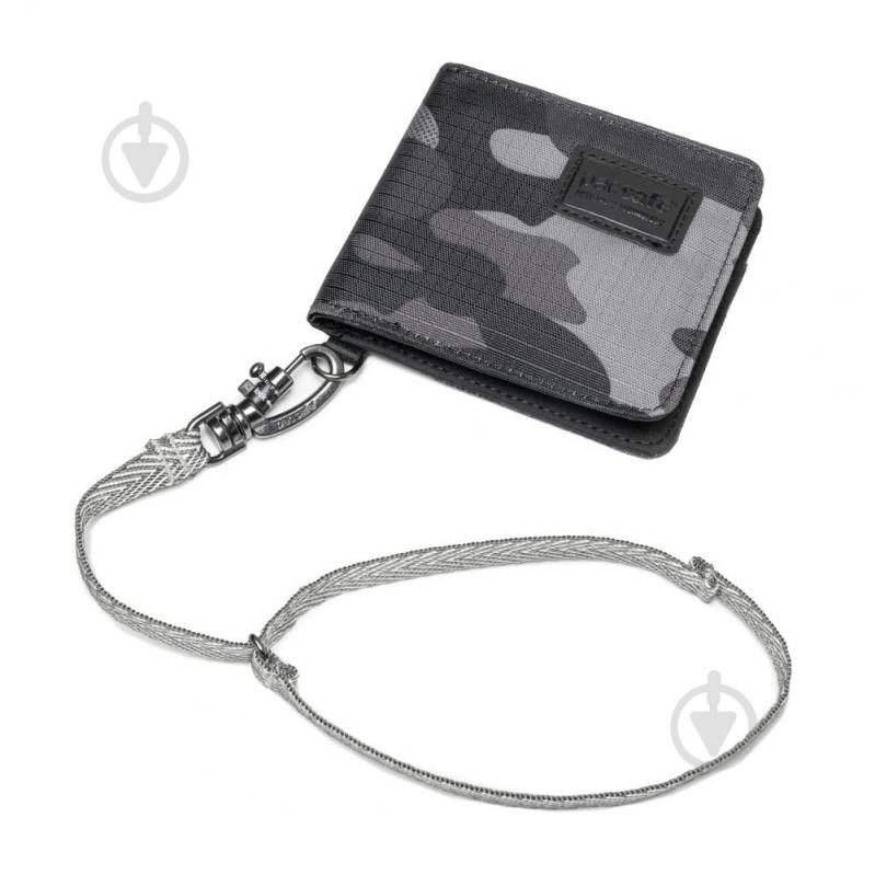 Кошелек Pacsafe RFIDsafe bifold wallet камуфляж - фото 5