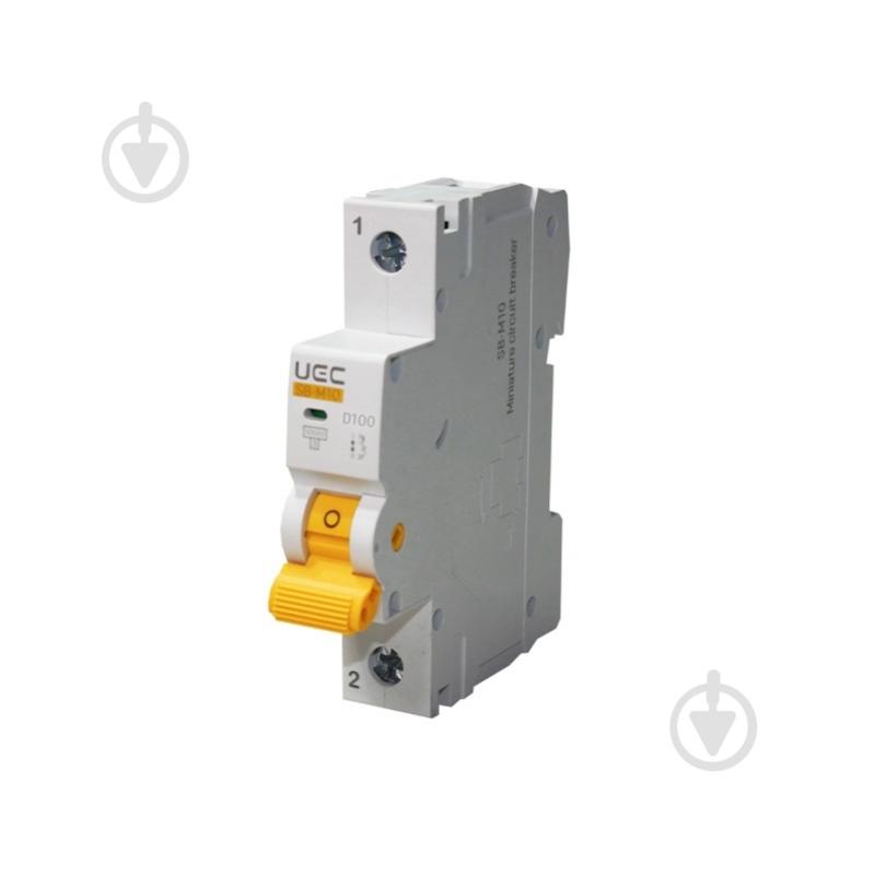 Автоматический выключатель UEC SB-M10 1P 100A D 10кA MCB150-1-100-D - фото 1