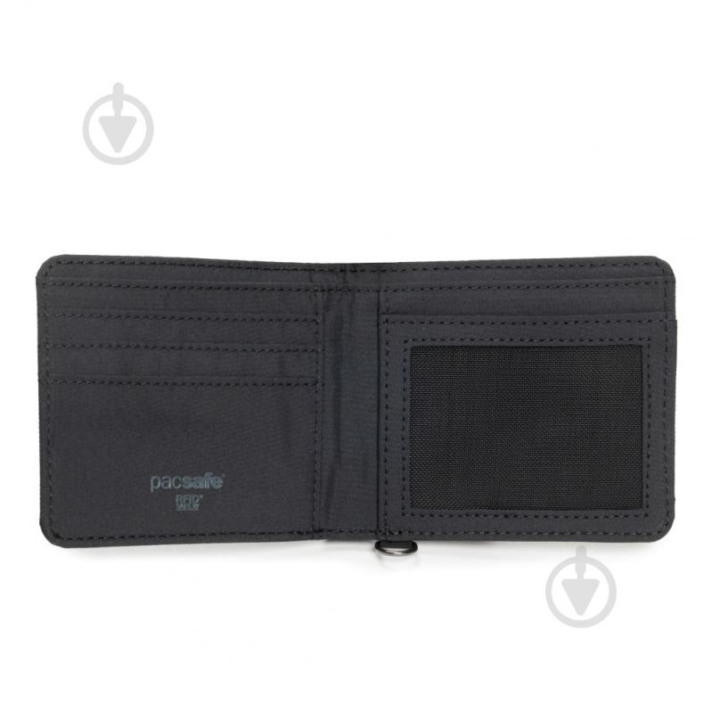 Кошелек Pacsafe RFIDsafe bifold wallet черный - фото 4