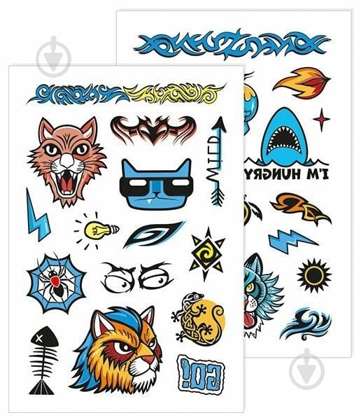 Набор временных татуировок Ranok Creative Tattoos Акула 545419 - фото 4