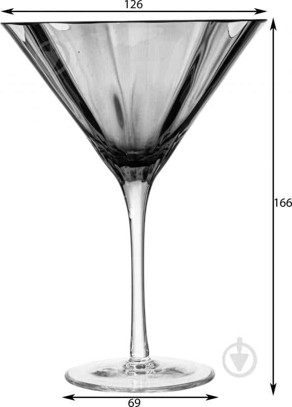 Бокал Wrzesniak Glassworks Grey Optic (19-3710) 1 шт. - фото 2
