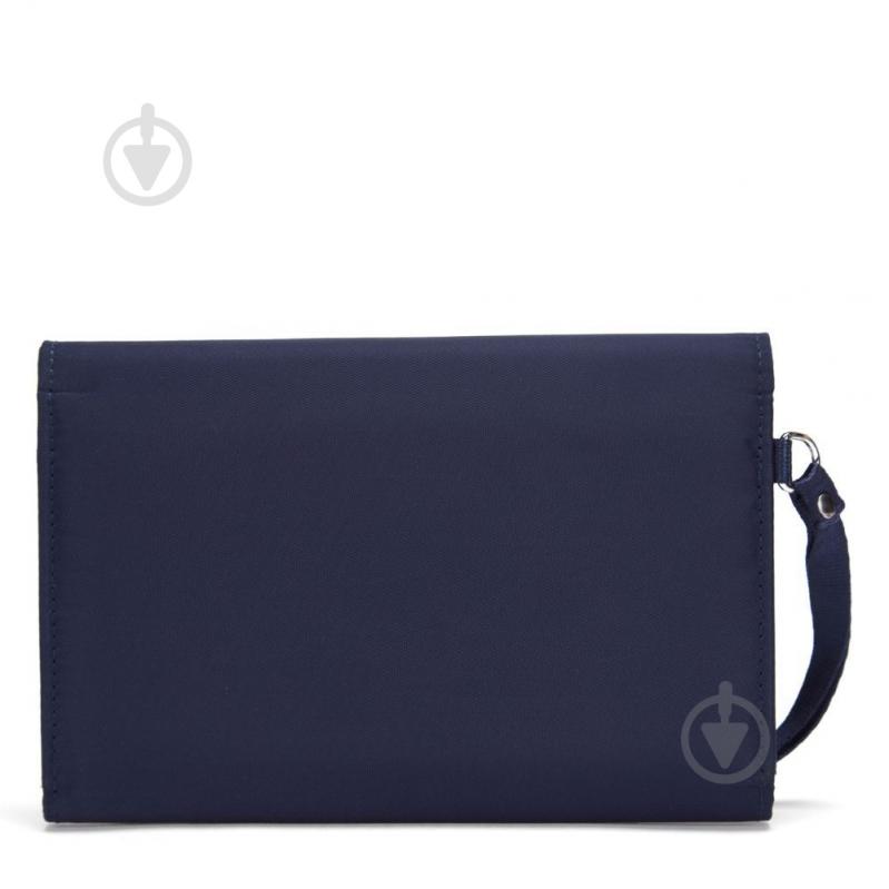 Кошелек-клатч Pacsafe RFIDsafe clutch wallet темно-синий - фото 2