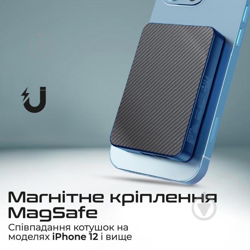 Повербанк Promate 5000 mAh (transpack-5.blue) - фото 4