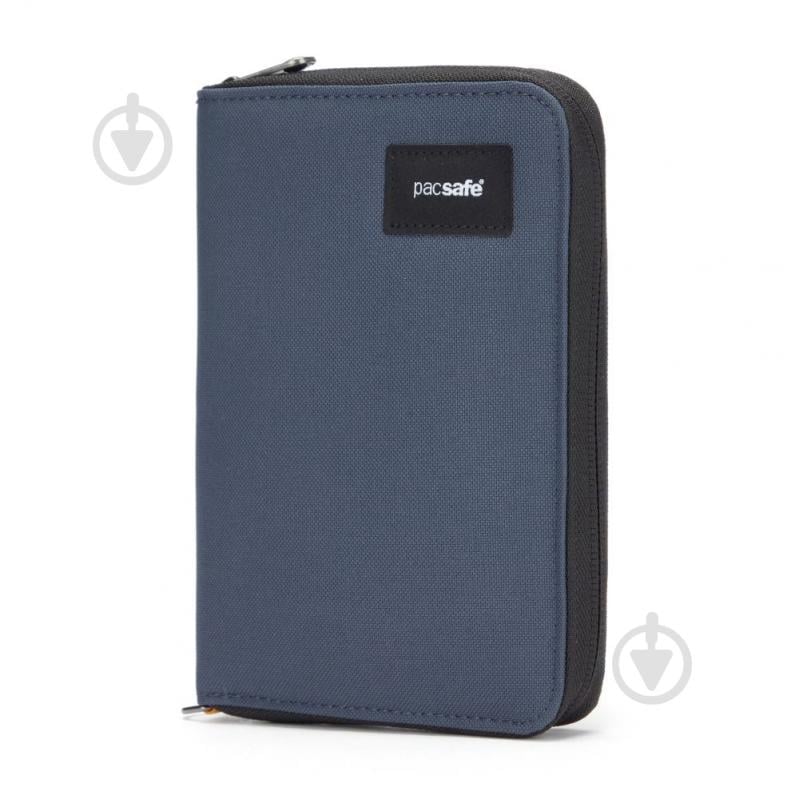 Бумажник-органайзер Pacsafe RFIDsafe compact travel organizer темно-синий - фото 3