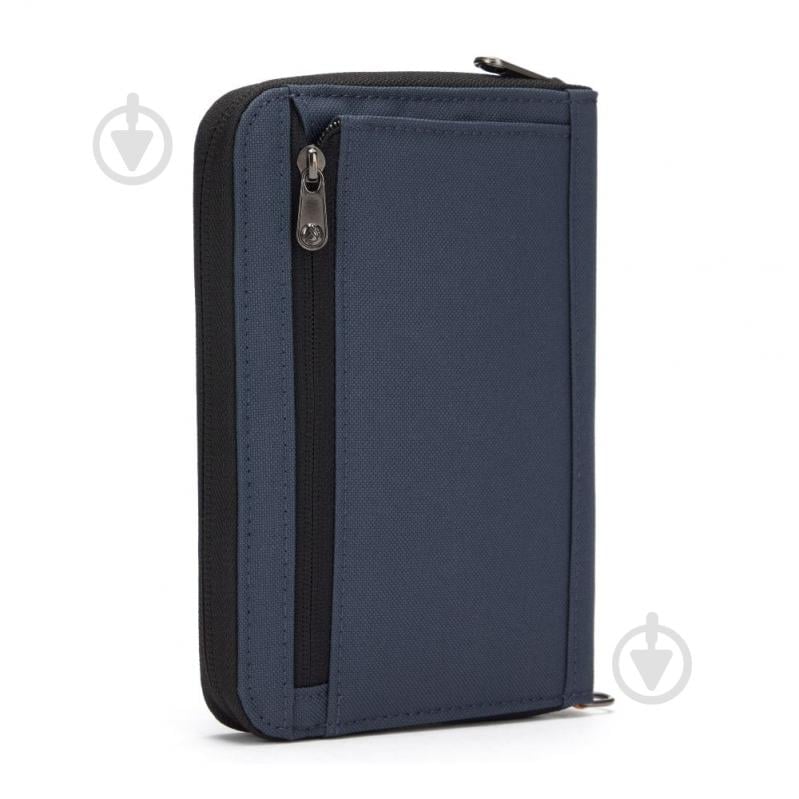Бумажник-органайзер Pacsafe RFIDsafe compact travel organizer темно-синий - фото 4