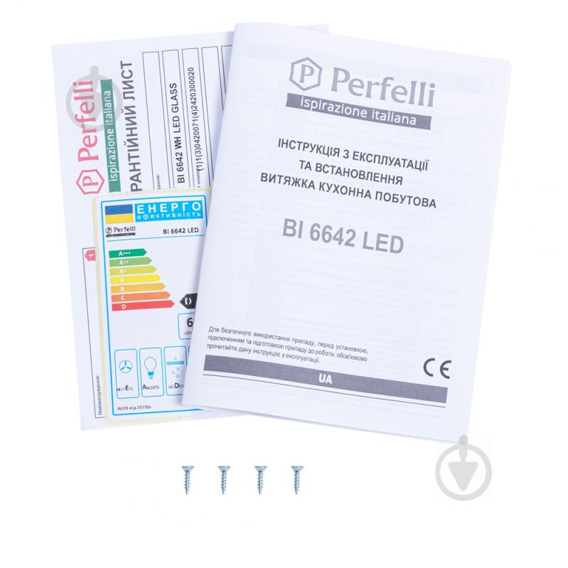 Витяжка Perfelli BI 6642 WH LED - фото 13