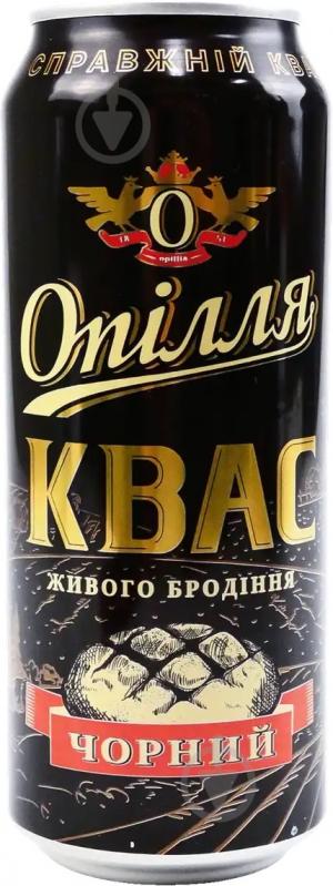 Квас Опілля Черный ж/б 0,5 л - фото 1