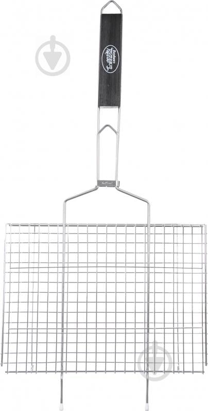 Решетка-гриль Grilland для стейков / овощей хромированная 71х35х25 см BQ2101 - фото 2