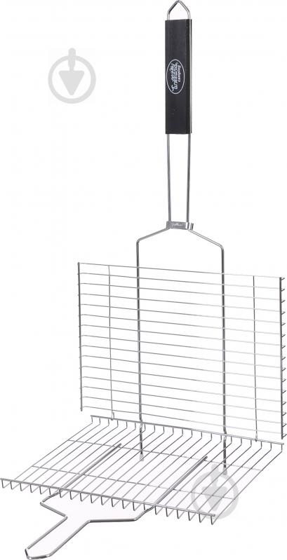 Решетка-гриль Grilland для стейков / овощей хромированная 71х35х25 см BQ2101 - фото 3